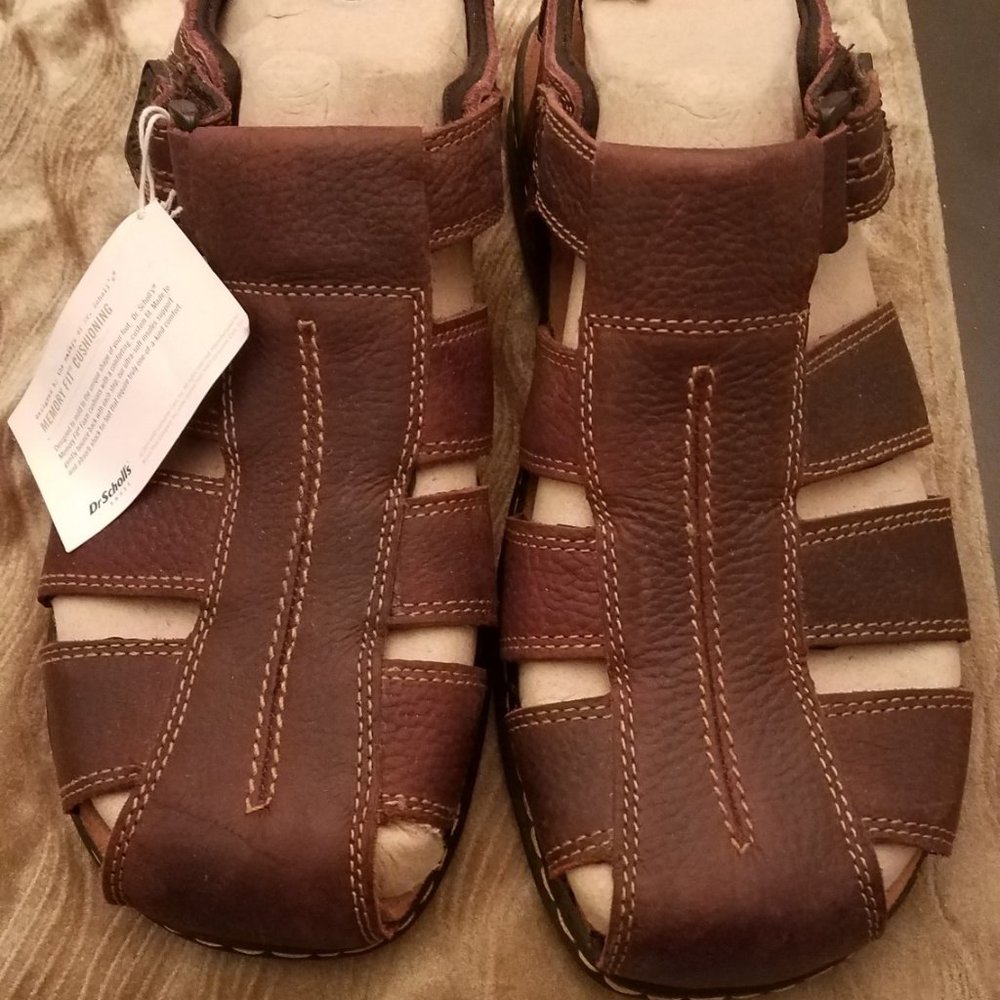 Dr. Scholl's Men's Gaston Leather Fisherman Sandal